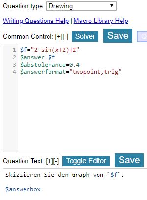 Erstellung einer Zeichenaufgabe